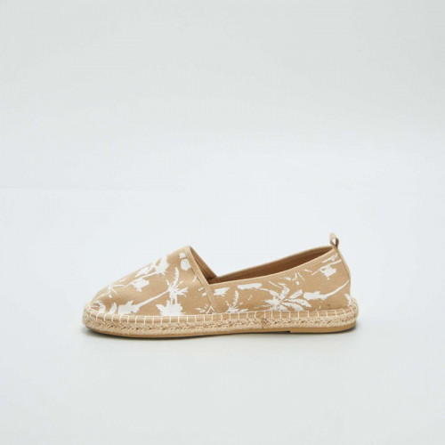 Espadrilles à imprimés - Beige