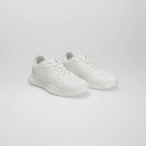 Baskets en mesh esprit running - Blanc