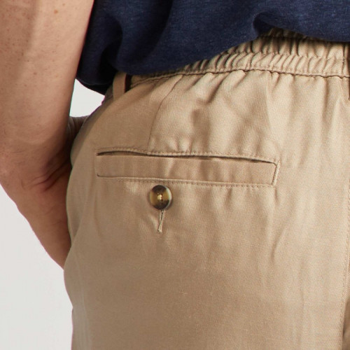 Pantalon chino en lin - Beige