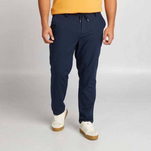 Pantalon chino à coupe slim - Bleu