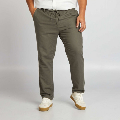 Pantalon chino à coupe slim - Kaki