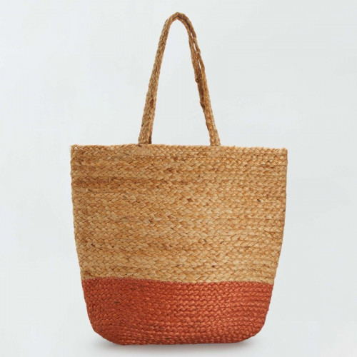 Sac cabas bicolore - Orange