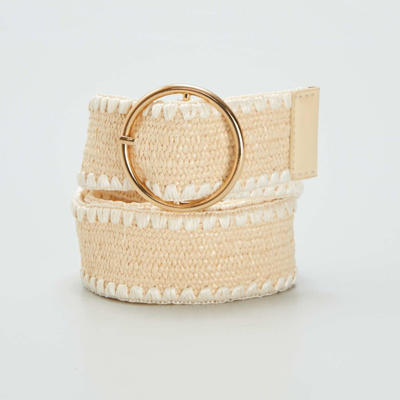 Ceinture élastique - Beige