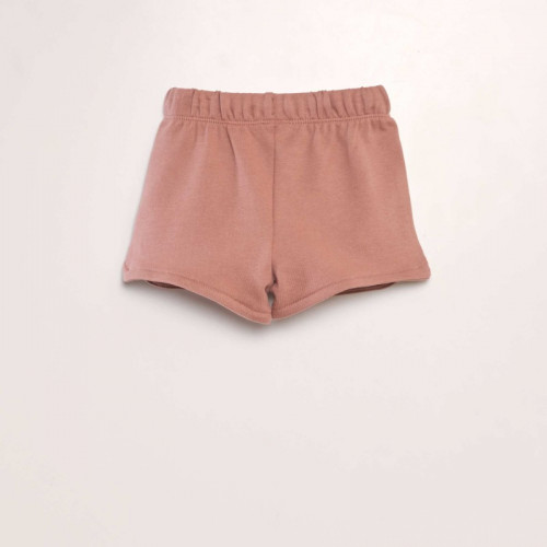 Short en french terry - Rose