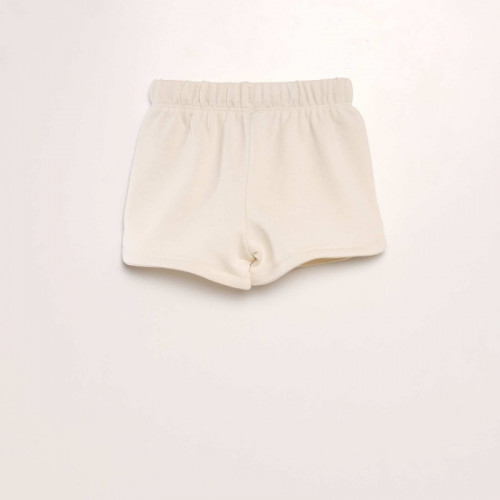 Short en french terry - Blanc