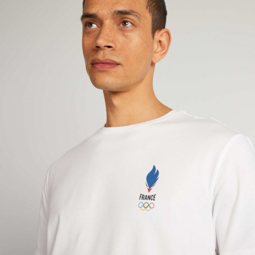 T-shirt en jersey - Equipe de France Olympique - Blanc