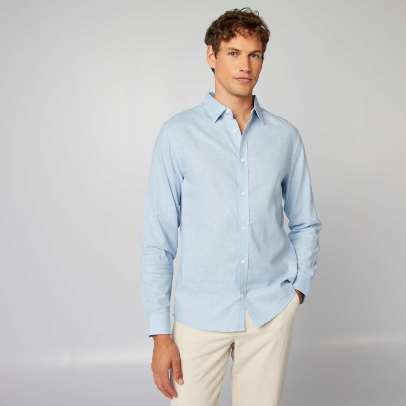 Chemise regular fit - Blanc