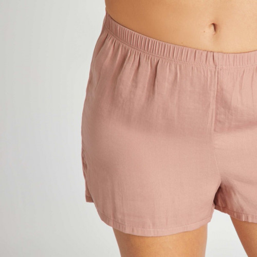 Ensemble pyjama court débardeur + short - 2 pièces - Rose