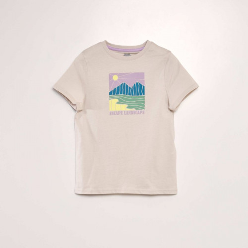 T-shirt imprimé - Beige