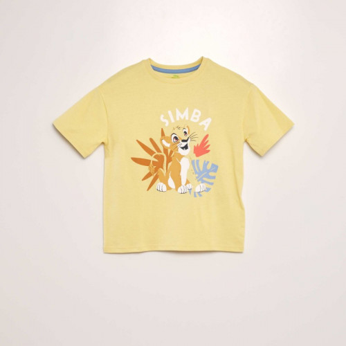 T-shirt imprimé 'Disney' - Jaune 'simba'