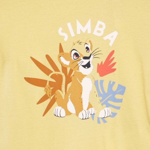 T-shirt imprimé 'Disney' - Jaune 'simba'