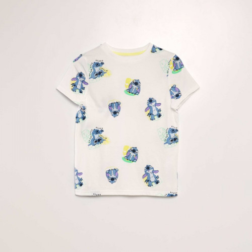 Ensemble t-shirt + short 'Stitch' - 2 pièces - Bleu