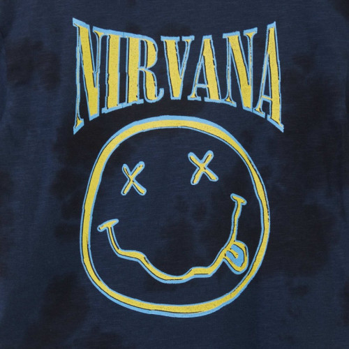 T-shirt 'Nirvana' - Bleu