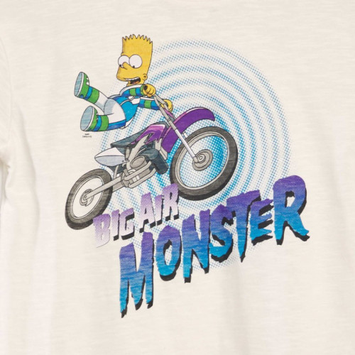 T-shirt 'Simpsons' manches courtes - Blanc