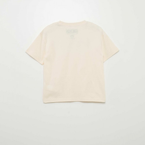 T-shirt 'One Piece' manches courtes - Beige