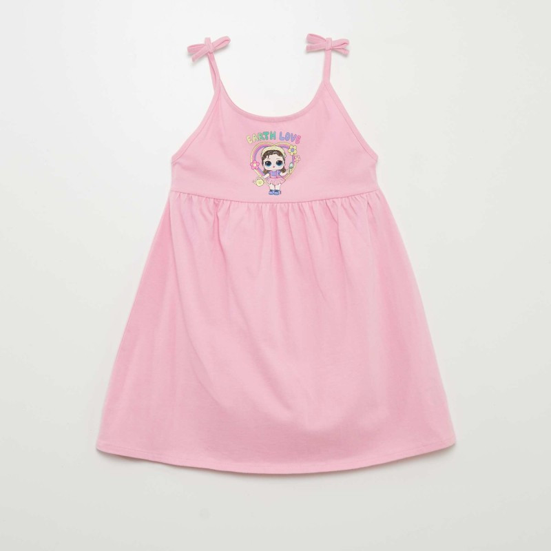 Robe en jersey 'LOL Surprise' - Rose