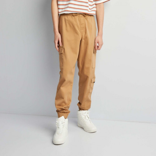 Pantalon avec poches sur les côtés - Beige