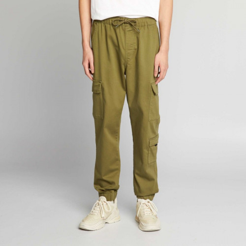 Pantalon avec poches sur les côtés - Vert