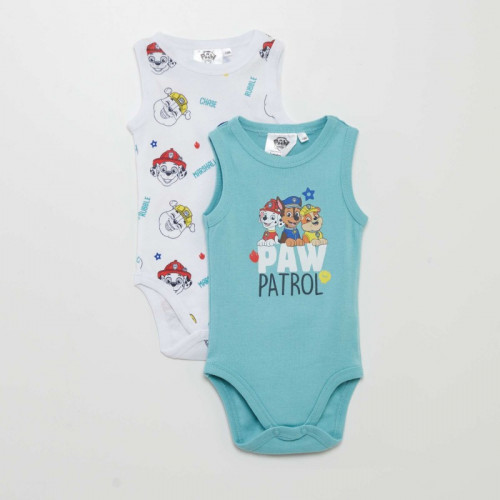 Lot de 2 bodies 'Pat 'Patrouille' - Bleu