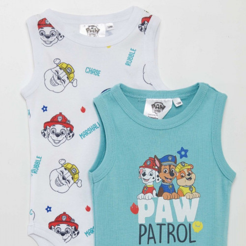 Lot de 2 bodies 'Pat 'Patrouille' - Bleu