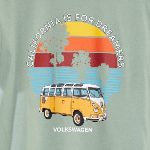 Tee-shirt imprimé 'Volkswagen' - Vert