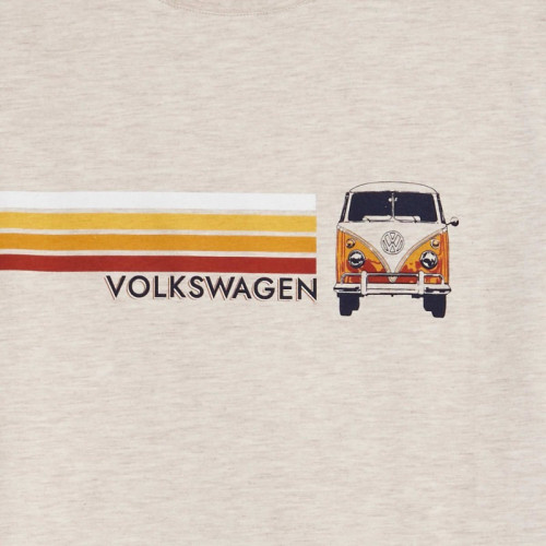 Tee-shirt imprimé 'Volkswagen' - Beige chiné