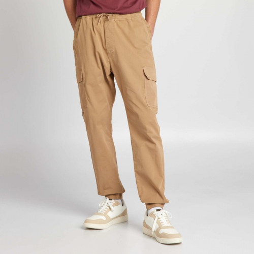 Pantalon avec poches sur les côtés - Beige