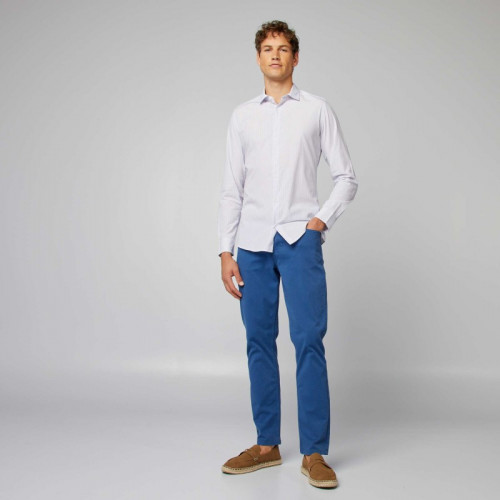 Chemise coupe ajustée - slim fit - Bleu