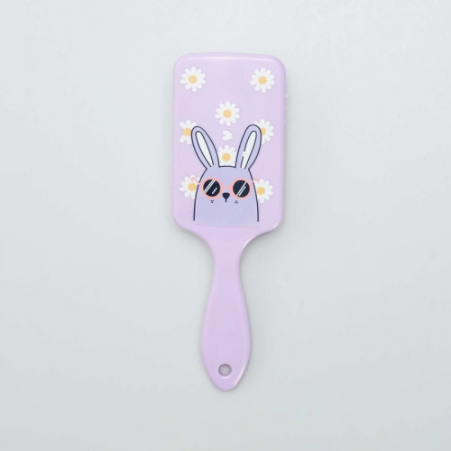 Brosse à cheveux 'lapin' - Violet