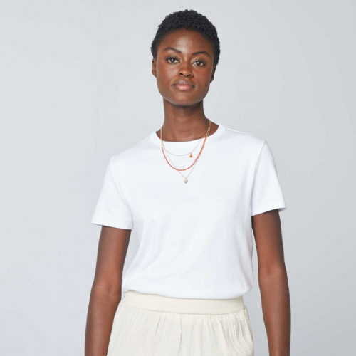 T-shirt en coton épais - Blanc