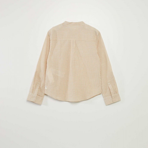 Chemise à carreaux - Beige