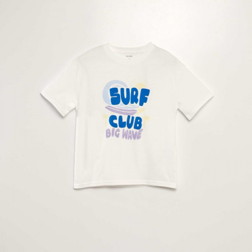 Tee-shirt imprimé - Blanc surf