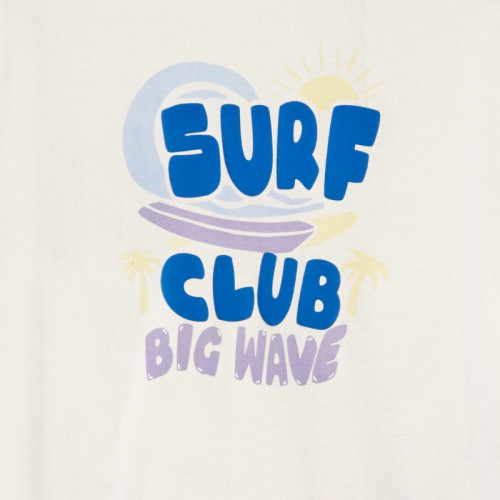 Tee-shirt imprimé - Blanc surf