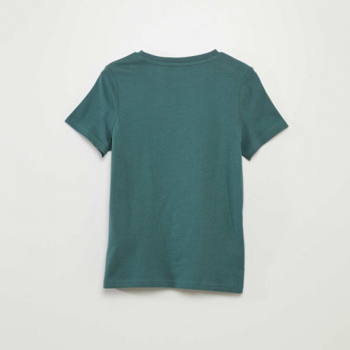 T-shirt à manches courtes imprimé - Vert