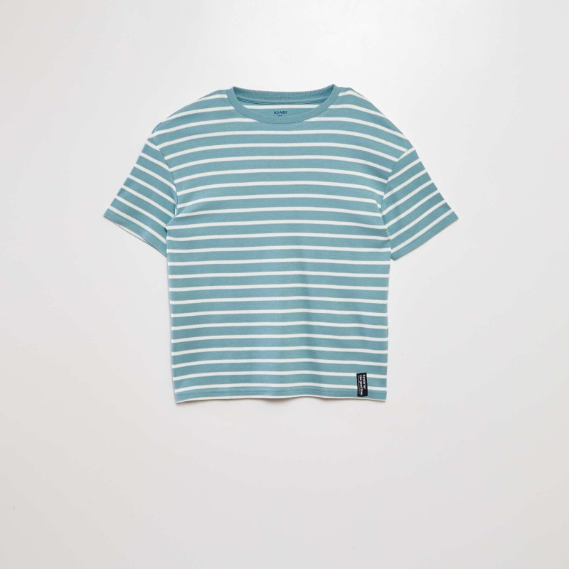 Tee-shirt marinière - Bleu