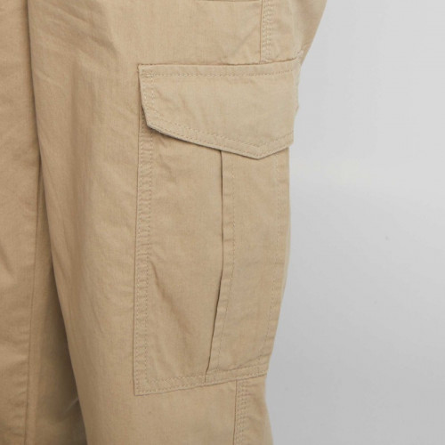 Pantalon large avec poches à rabats - Beige