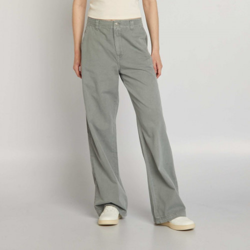 Pantalon large léger - Gris