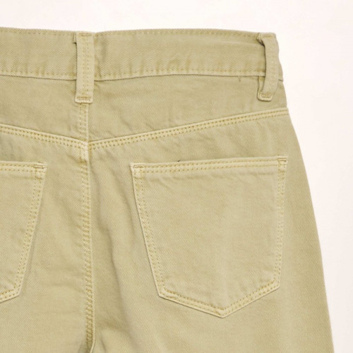 Pantalon denim multipoches - Vert