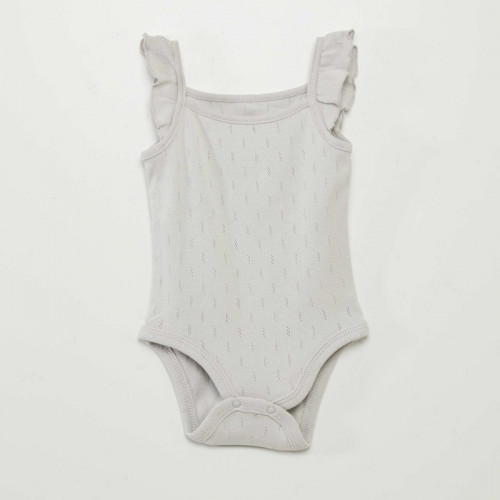 Lot de 3 bodies - Gris/blanc