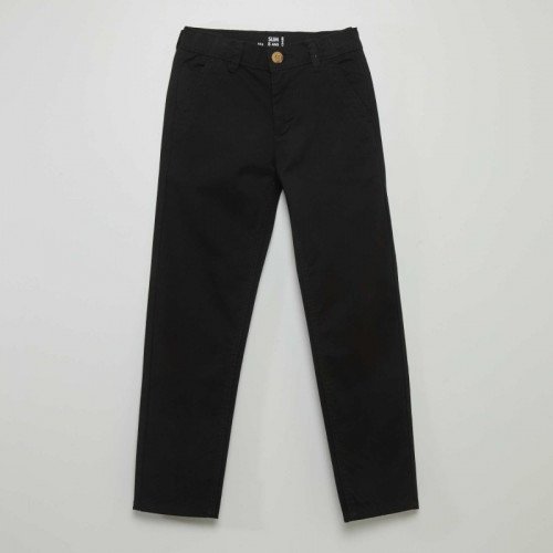 Pantalon chino slim - Noir