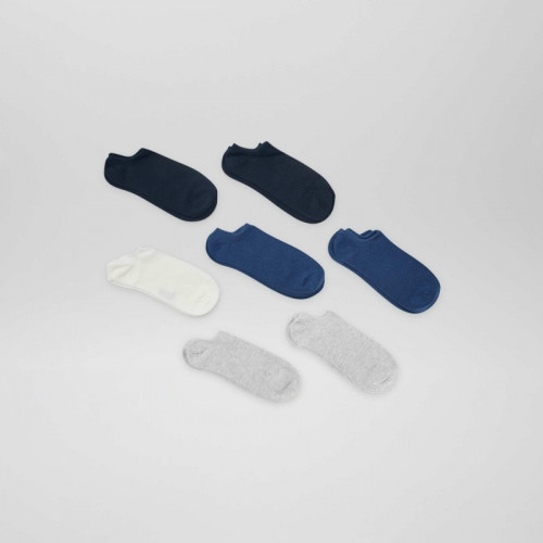 Lot de 4 paires de chaussettes invisibles - Bleu