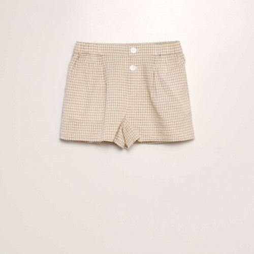 Short vichy - Beige