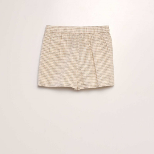 Short vichy - Beige