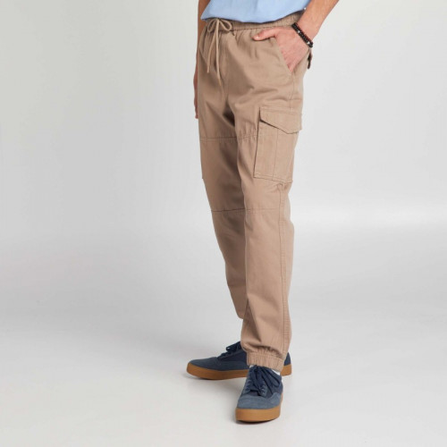 Pantalon avec poches sur les côtés - Beige