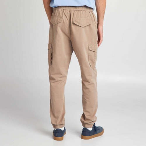 Pantalon avec poches sur les côtés - Beige