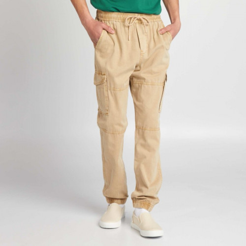 Pantalon avec poches sur les côtés - Sable