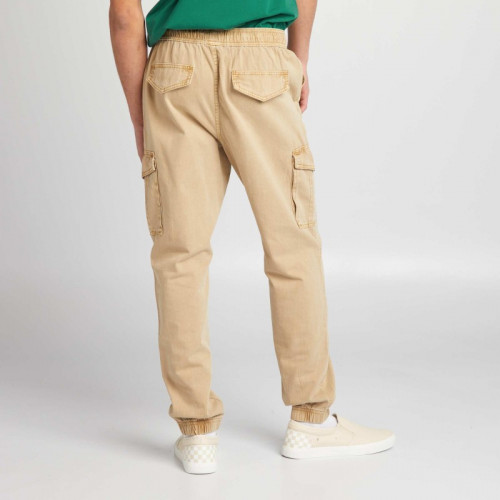 Pantalon avec poches sur les côtés - Sable