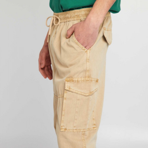 Pantalon avec poches sur les côtés - Sable