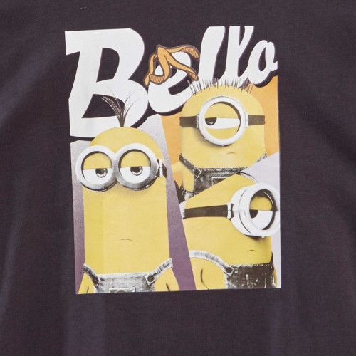 T-shirt à manches courtes 'Minions' - Gris