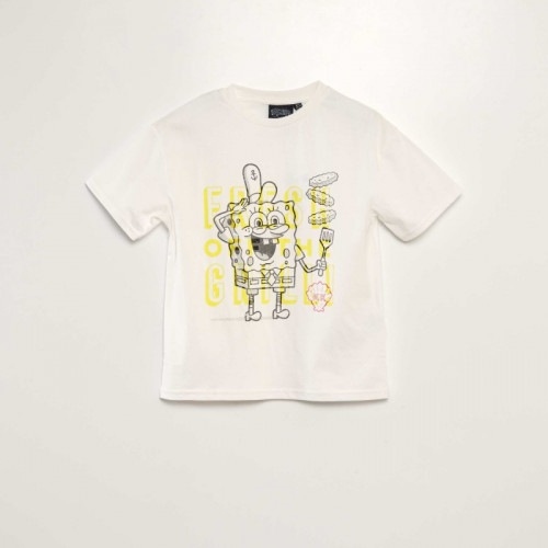 T-shirt 'Bob L'éponge' - Blanc